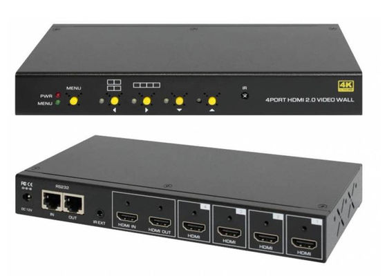 Multi-screen HDMI-videowandcontroller - ondersteuning voor flexibele lay-out en configuratie