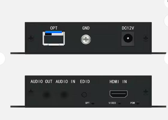 Oncomprimeerde 20 km HD HDMI Glasvezel Extender 1920x1200@60Hz Plug And Play