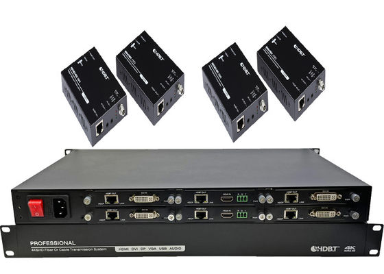 4K HDMI HDBaseT zender en ontvanger 6 poorten extender met POC Power