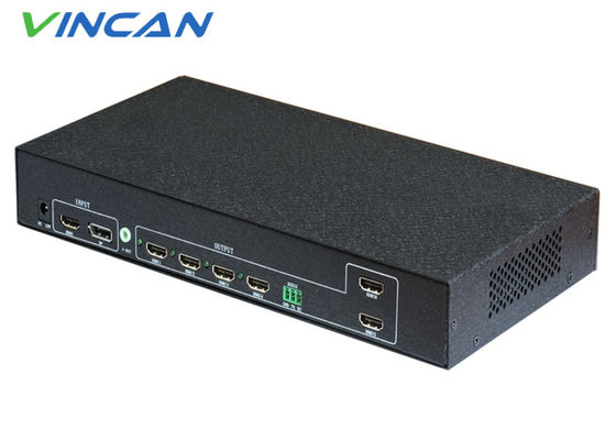 6 kanaal videowandcontroller 2x3 3x2 met RS232 besturing voor 6 TV splicing