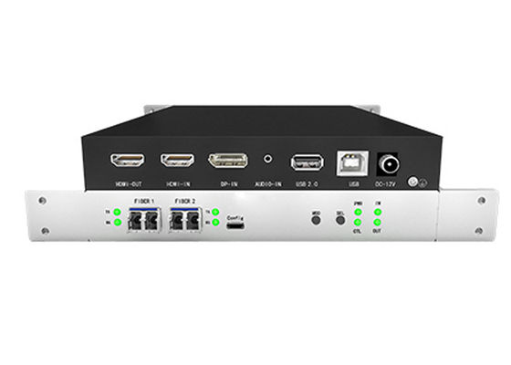 Ontketen het Volledige Potentieel van Audio- en Videobeheer met Fiber KVM Matrix 5 Sleuven 2U Chassis Grootte