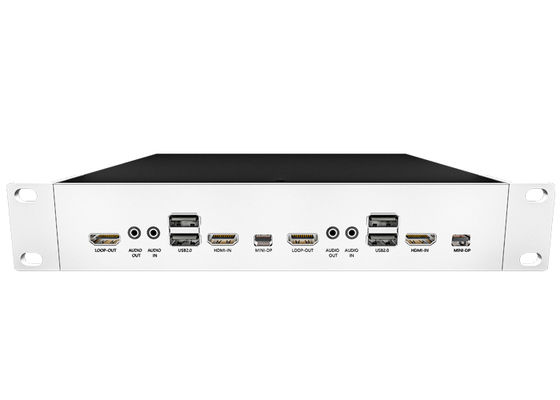 Modulaire Fiber KVM Matrix TX/RX Node met 4K60 4:4:4 Uitgang, SFP en Video Wall Card Compatibele Fiber KVM Switch