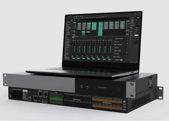 DSP Audio Processor Paging Systeem Controller Achtergrondmuziek Systeem | Slimme Multi-Zone Audio Beheer