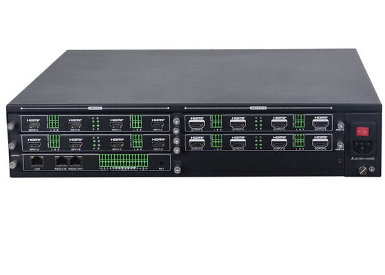 8x8 Modulaire HDMI Video Wall Processor 4K60 4:4:4 met 16 Vensters voor Video Wall Controller