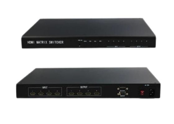 HDCP1.3 HDTV 1920x1080P 60HZ Bewerker 4 van de Matrijs Videomuur in 4 uit