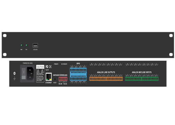 8 voeren van de het geluidssignaalverwerking van de 8 output audiobewerker correcte het digitale signaalbewerker in dsp