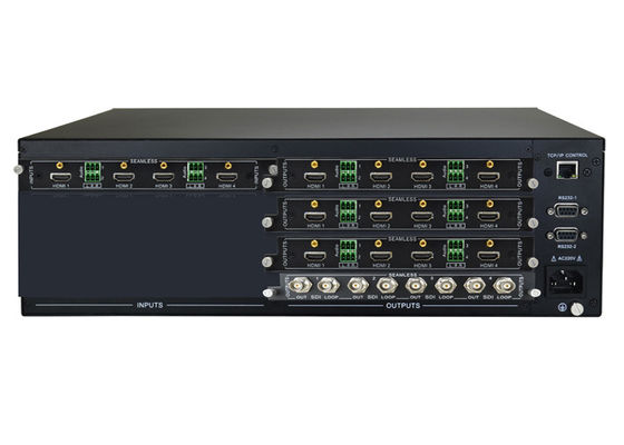Kwaliteit  Modular 4K UHD Video Matrix Switcher With 4 Hdmi Input SDI Output fabriek