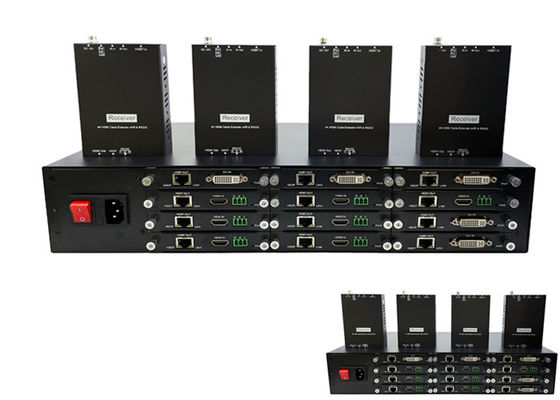 Van de de Vergrotingszender van HDMI 4K HDBaseT de Video vrouwelijke Schakelaar met 12 Havens