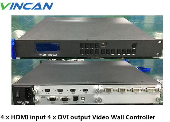 Controlemechanisme And Processor 1x3 4x4 van de film2x2 3x3 4K Hdmi het Videomuur
