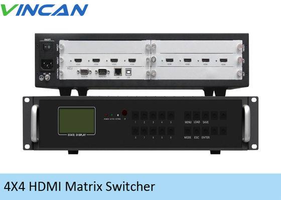 100VAC videomuurcontrolemechanisme 4x4 HDMI, de Muurcontrolemechanisme van Matrijs3x3 TV