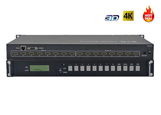 3D IRL HDMI Video de Matrijsswitcher van 4Kx2K 8X8 met 8x-Input en 8x-Output