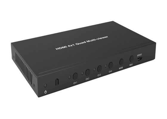 4 de ingevoerde Vierling Multiviewer van Hdmi 4K met 1XHDMI-Output en 1XVGA-Output