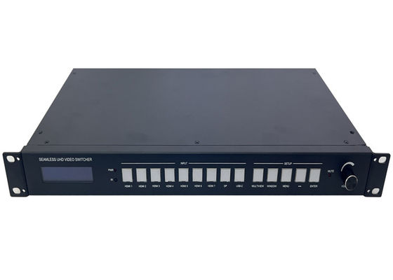 Naadloze UHD-presentatie-switcher met multiview-besturing