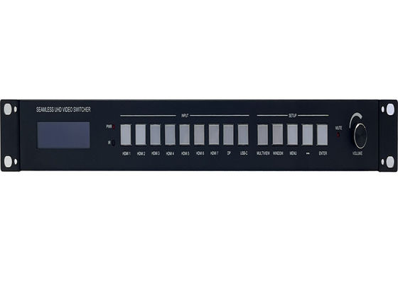 Naadloze UHD-presentatie-switcher met multiview-besturing