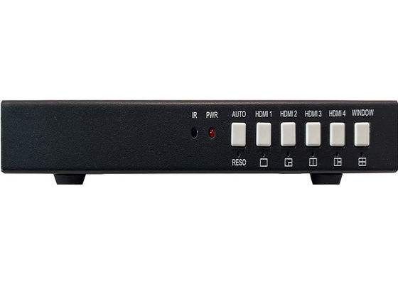 4x Input en 1x Output Naadloze UHD Video Switcher met Multiview Control