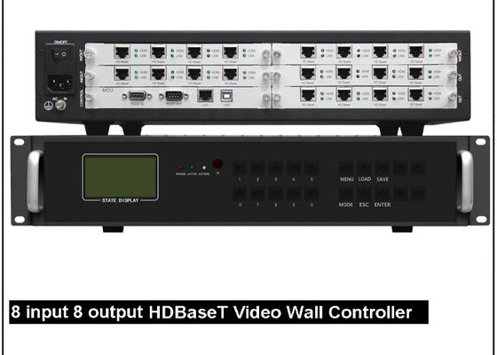 Multi-window-capaciteit modulaire videomuurcontroller met DVI-uitvoerpoort