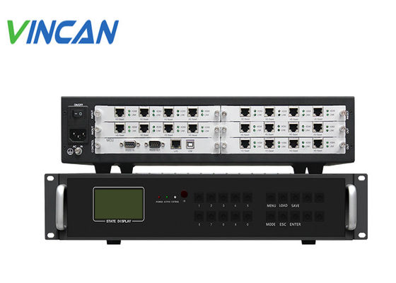 3.5mm Analoog Audio Output Port Modulaire Video Wall Controller Ondersteuning Dual Power Supply