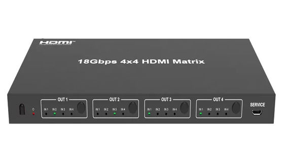 HDMI-besturingsmatrix voor audio- en videoapparatuur voor thuisgebruik ondersteunt tot 1080p-resolutie