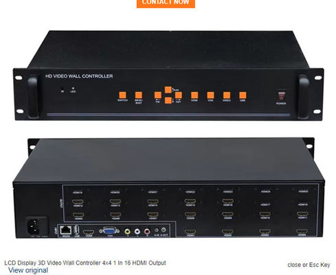 Krachtige HDMI-videowandcontroller voor bedieningsruimte