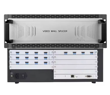 Professionele Full 4K30hz 16 Channel HDMI Video Wall Controller 12 In 4 Out LED LCD Video Wall Processor
