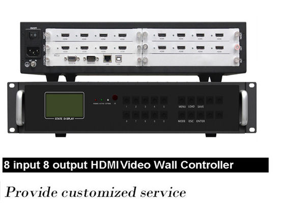 2x2 2x4 Signal Modulaire Video Wall Controller Voor LCD Display HDMI-uitvoerpoort