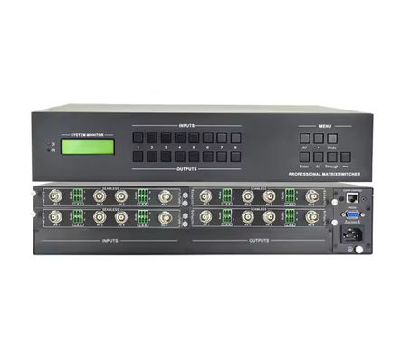 OEM ODM Video Matrix Switcher voor een resolutie tot 4Kx2k 60Hz