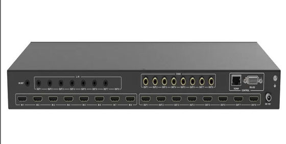OEM ODM Video Matrix Switcher voor een resolutie tot 4Kx2k 60Hz