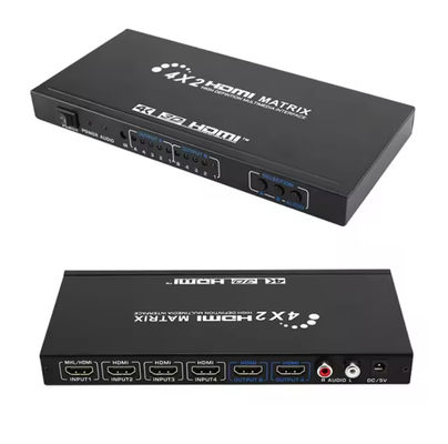 HDMI 4x4 HDMI1 4 MATRIX SWANKELIJKER 4X2 4K HDR HDMI HDCP 2.2 MATRIX SWANKEL
