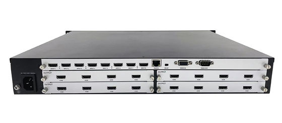 Modulaire videowandcontroller en videowandprocessor met 3840x2160 60Hz, IP-besturingsmodus en dubbele voeding