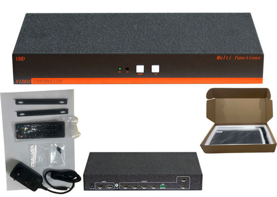 Serial Port D-type Connector HDMI Video Wall Controller 2x1 Wall Modes ODM-ondersteuning