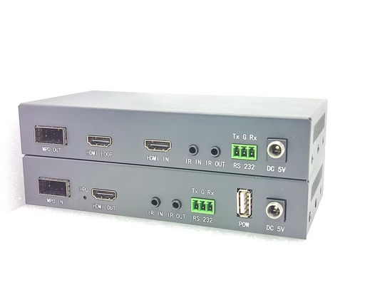 Langeafstand FOX-V-MPO-optische vezels met een afstand van 1000 voet HDMI Type A Input IR Control