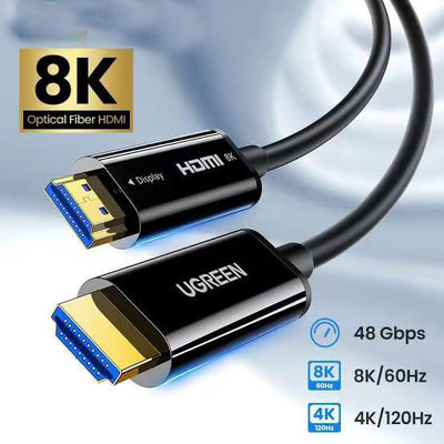 4K 60Hz-resolutie HDMI 2.1 glasvezelkabel met HDR-ondersteuning voor lange afstand
