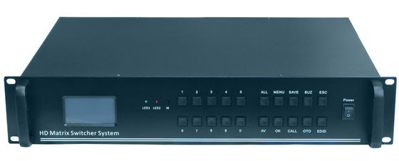Ethernet Control Max Resolution 1080p Video Matrix Switcher 17,3 x 11,8 x 3,5 inch