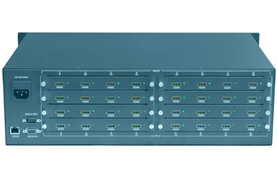 10.8 pond Video Matrix Switcher Met 16x16 Matrix Type En 16 HDMI Output Ports
