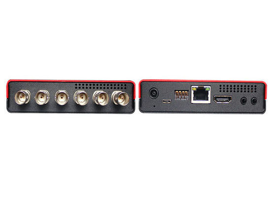 3G/HD/SD-SDI Quad Multiviewer en Switcher met audio meter display