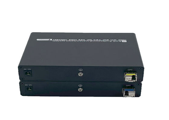 20 km DVI over Fiber Extender. Nul latentie. Plug & Play voor de controlekamers.