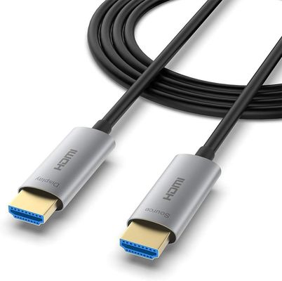 Professionele HDMI 1080P glasvezelkabel met HDCP V2.3 en ondersteunde vernieuwingspercentages 60Hz