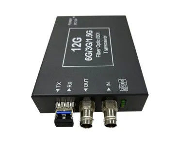 12G SDI 4K-vezelverlenger - ongecomprimeerde videotransmissie voor uitzending