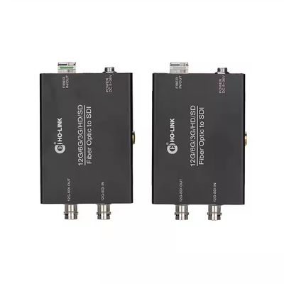 12G SDI-optische extender voor verliesloze 4K-signalen over lange afstanden