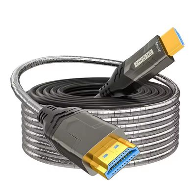 Hoogwaardige 100m HDMI-vezeloptische kabel ondersteunt 4K-resolutie en verliesloos signaal