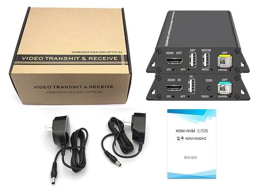 12G SDI optische extender: 4K/60Hz verliesloze videotransmissie tot 20 km