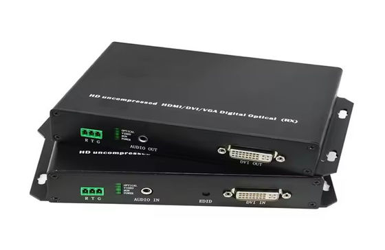 DVI glasvezel extender 20 km 1080p@60Hz transmissie DVI-D dubbele link
