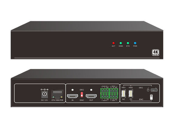 KVM-IP-1200 Dual Head Extender Dual screen extender ondersteuning, geschikt voor financiële transacties en medische apparatuur besturing