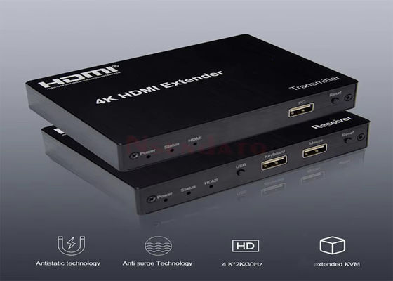 150M 4K 30Hz HDMI KVM USB-poort HDBaseT Extender via Cat 5e/Cat6