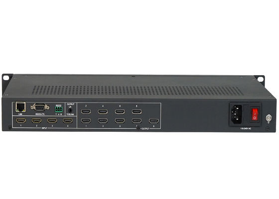3x3 HDMI-videowandprocessor met 4 Input 9 Output