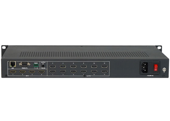 3x4 2x4 3x3 Hdmi 4k Quad Video Wall Processor met 4 Input 12 Output