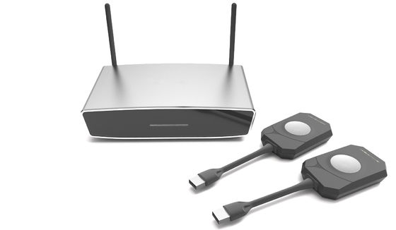 4K Input 1080P Output Wireless HDMI Display Dongle Adapter met Dual HDMI VGA Output voor PC Laptop Streaming