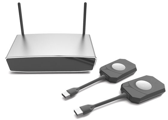 4K Draadloze HDMI Display Adapter Dongle met AES CCMP Encryptie en 12V DC Voeding
