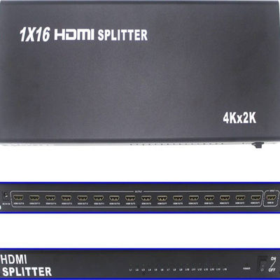 HDMI Video Splitter 1 In 16 Out. AV Video Distributeur voor 4K Displays.