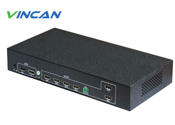 1x6 Video Wall Controller - 6 Output LCD Display Processor voor Multi-Screen Wall